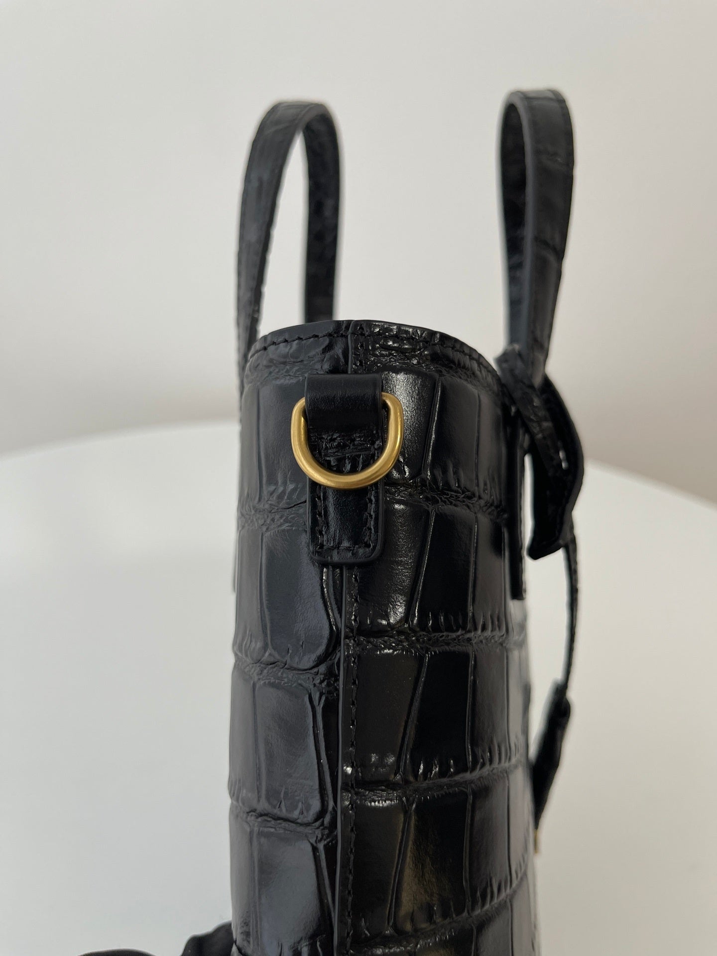 YSL Yves Saint Laurent Mini Tote Shopping Bag