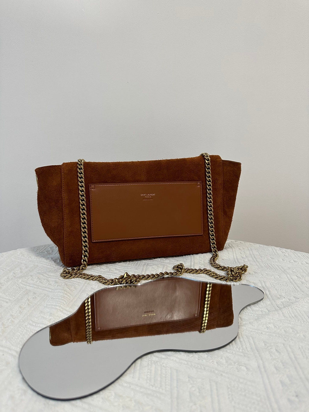 YSL Yves Saint Laurent KATE Reversible Bag 28 cm