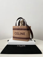 CELINE Straw Basket Tote