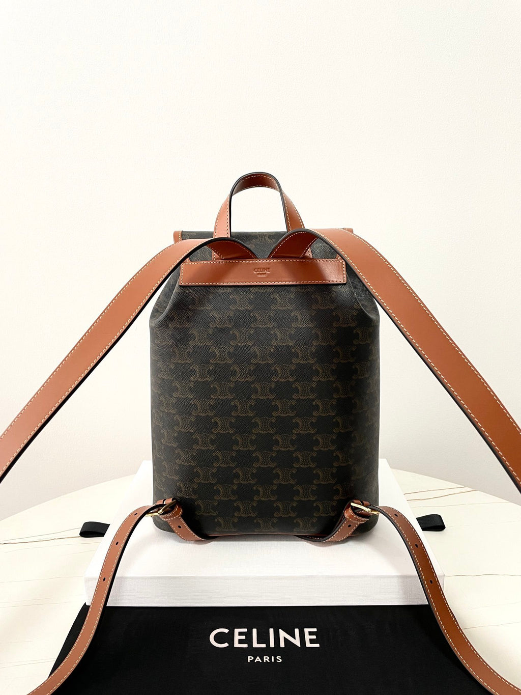 CELINE Triomphe Canvas Backpack Large