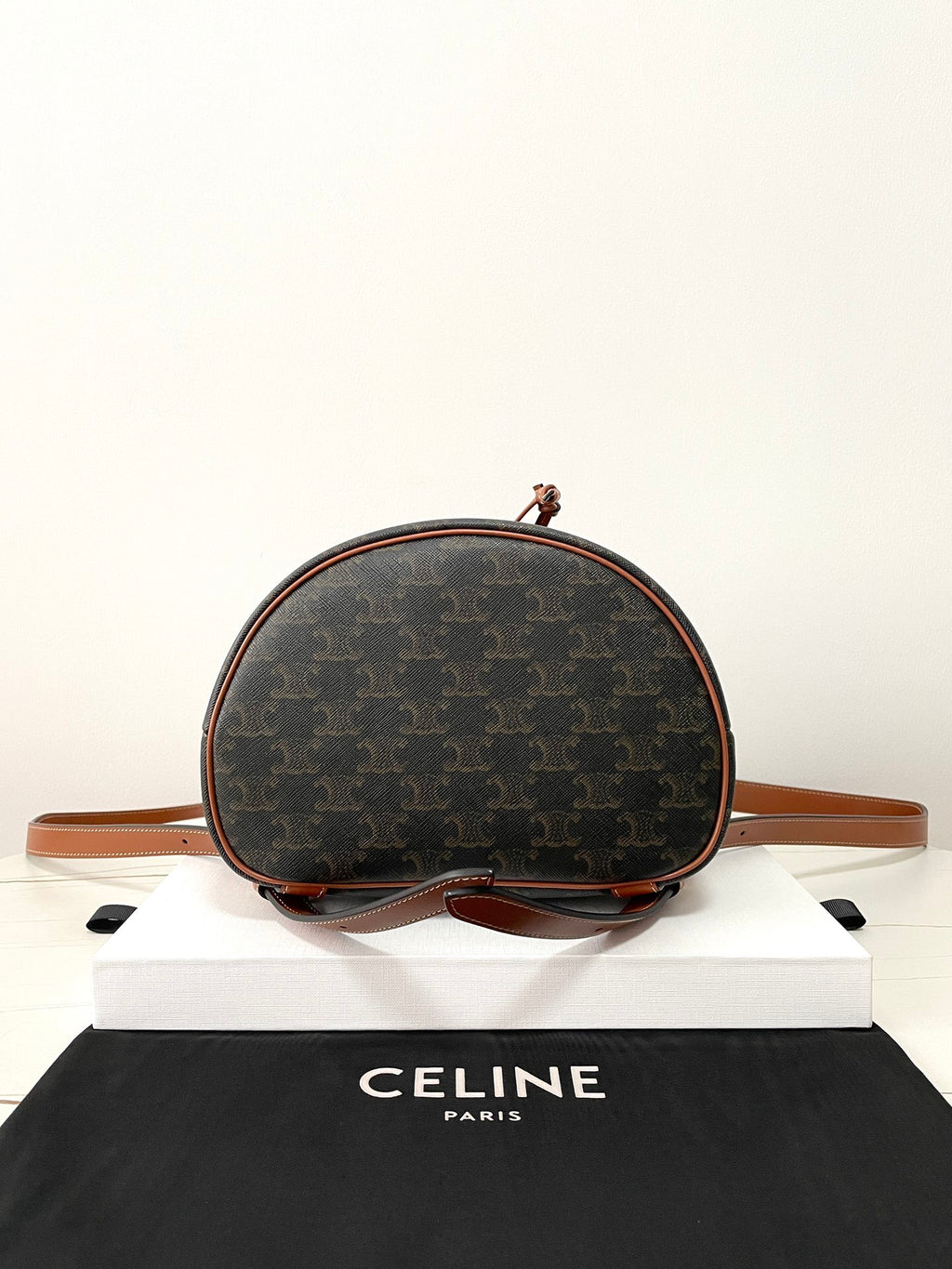 CELINE Triomphe Canvas Backpack Large