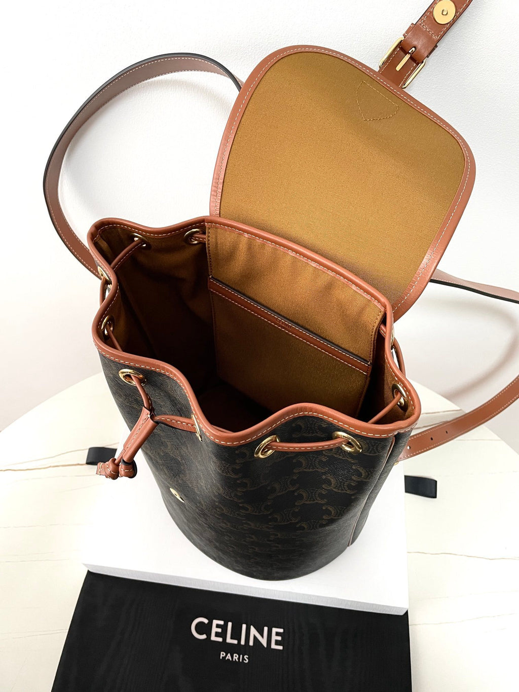 CELINE Triomphe Canvas Backpack Large