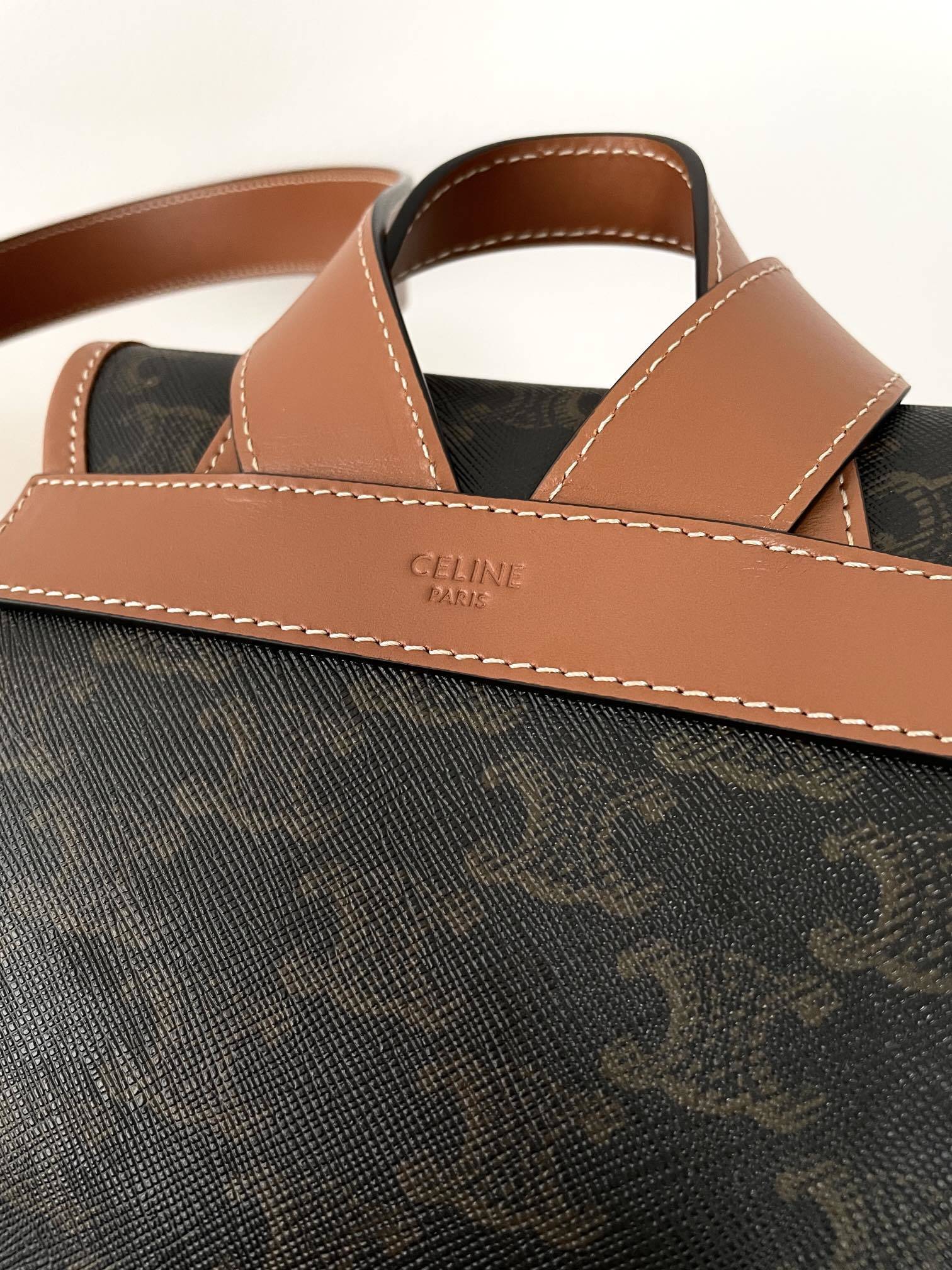 CELINE Triomphe Canvas Backpack Large