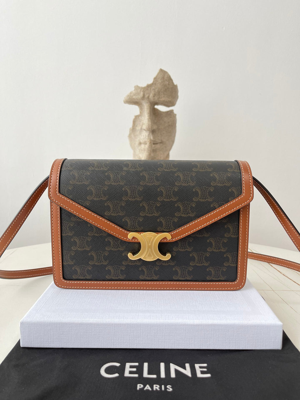 CELINE Envelope Chain Wallet Large