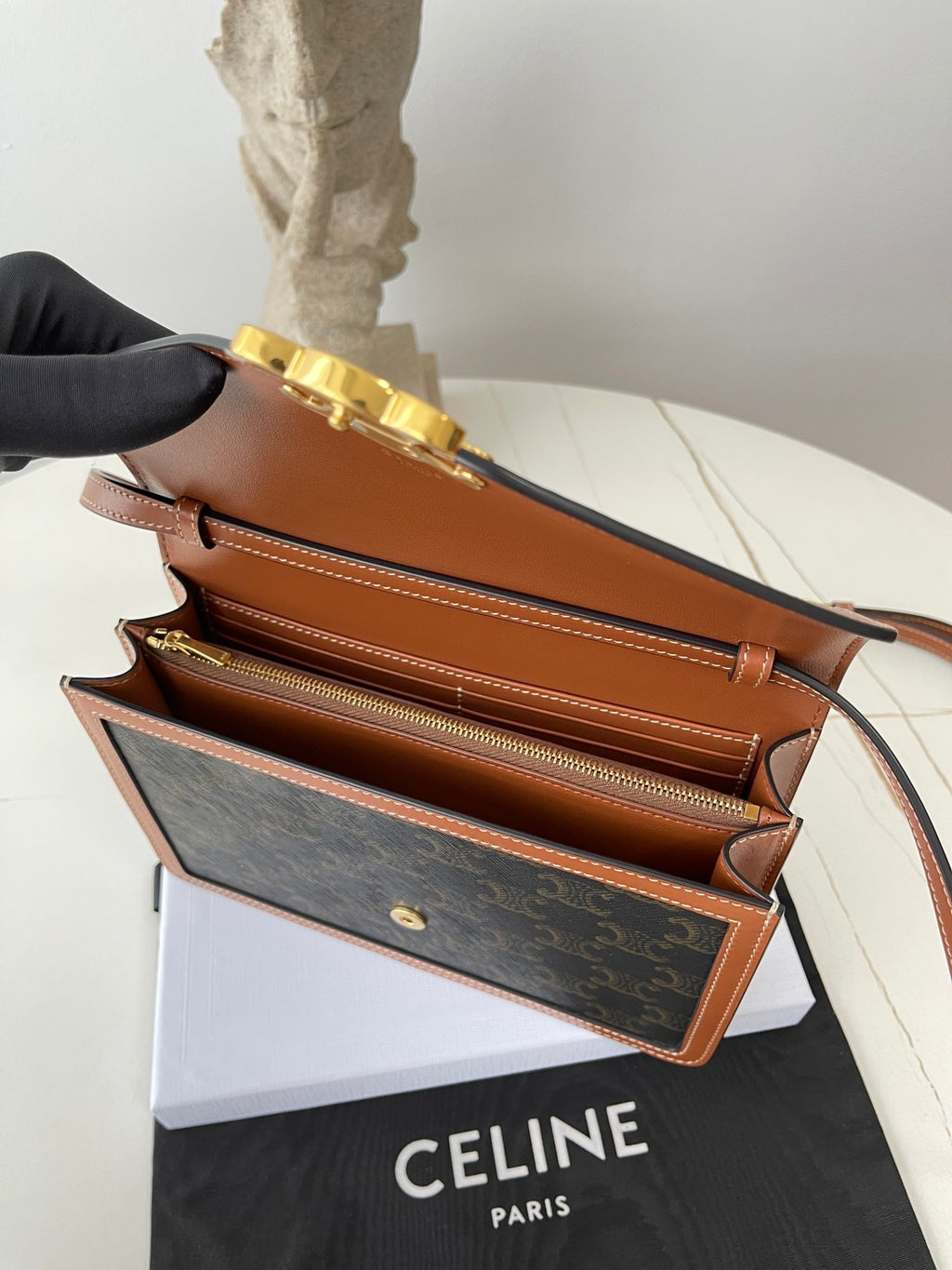 CELINE Envelope Chain Wallet Large