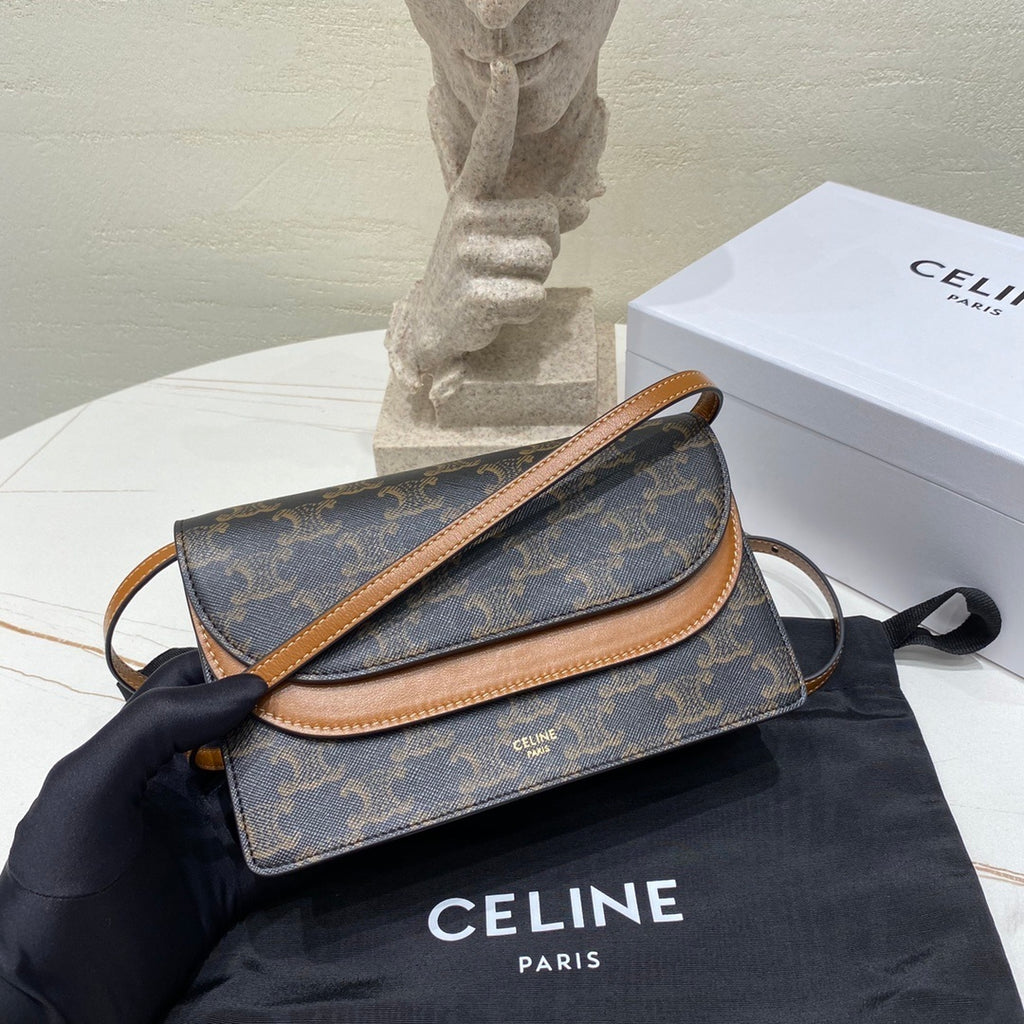 CELINE Canvas Wallet with Chain
