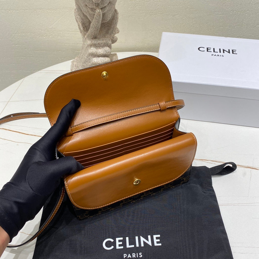 CELINE Canvas Wallet with Chain