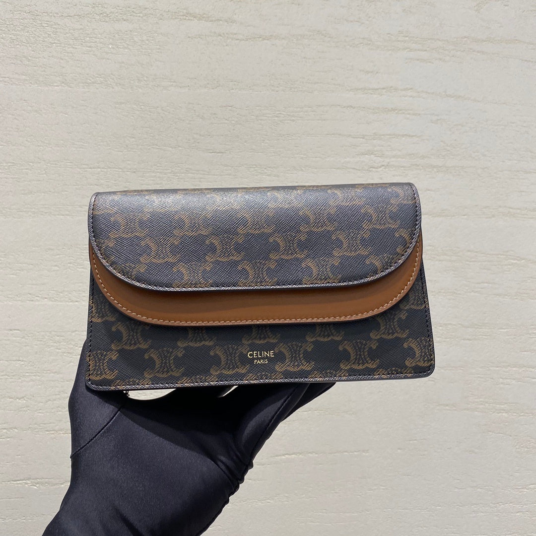 CELINE Canvas Wallet with Chain