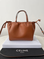 CELINE Mini Cuir Cabas Tote