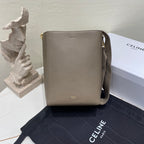 CELINE Soft Grained Leather Bucket Bag Small
