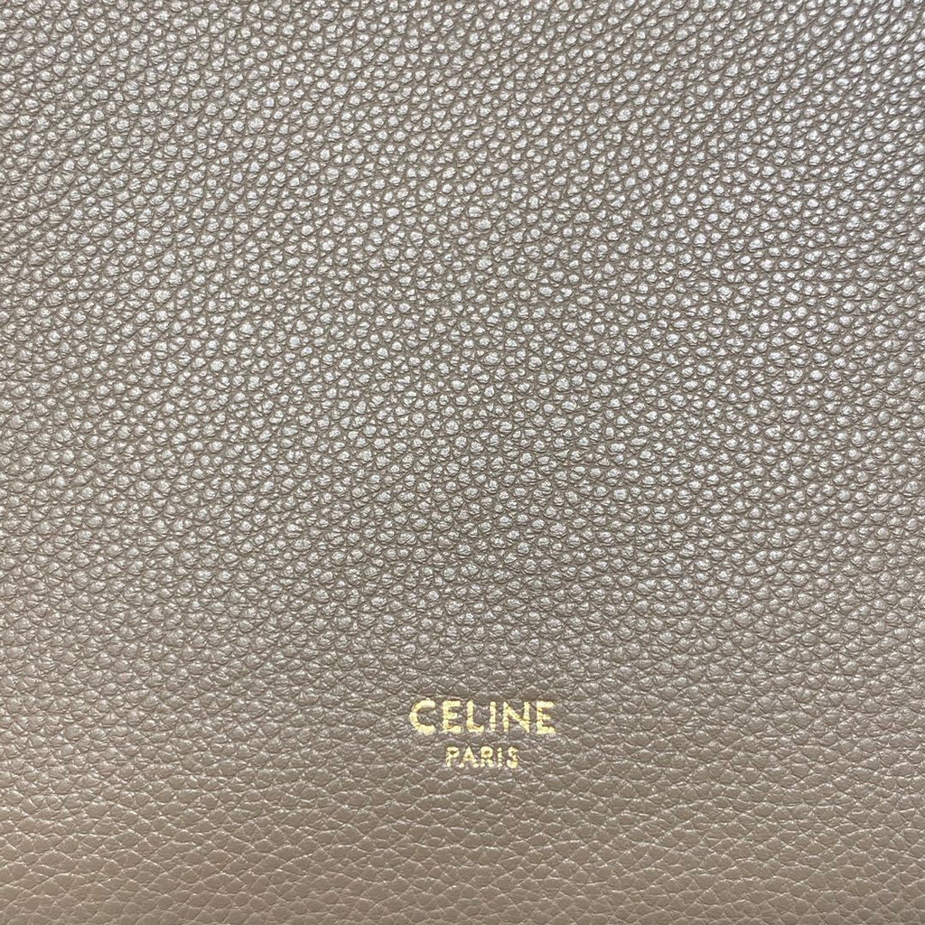 CELINE Soft Grained Leather Bucket Bag Small