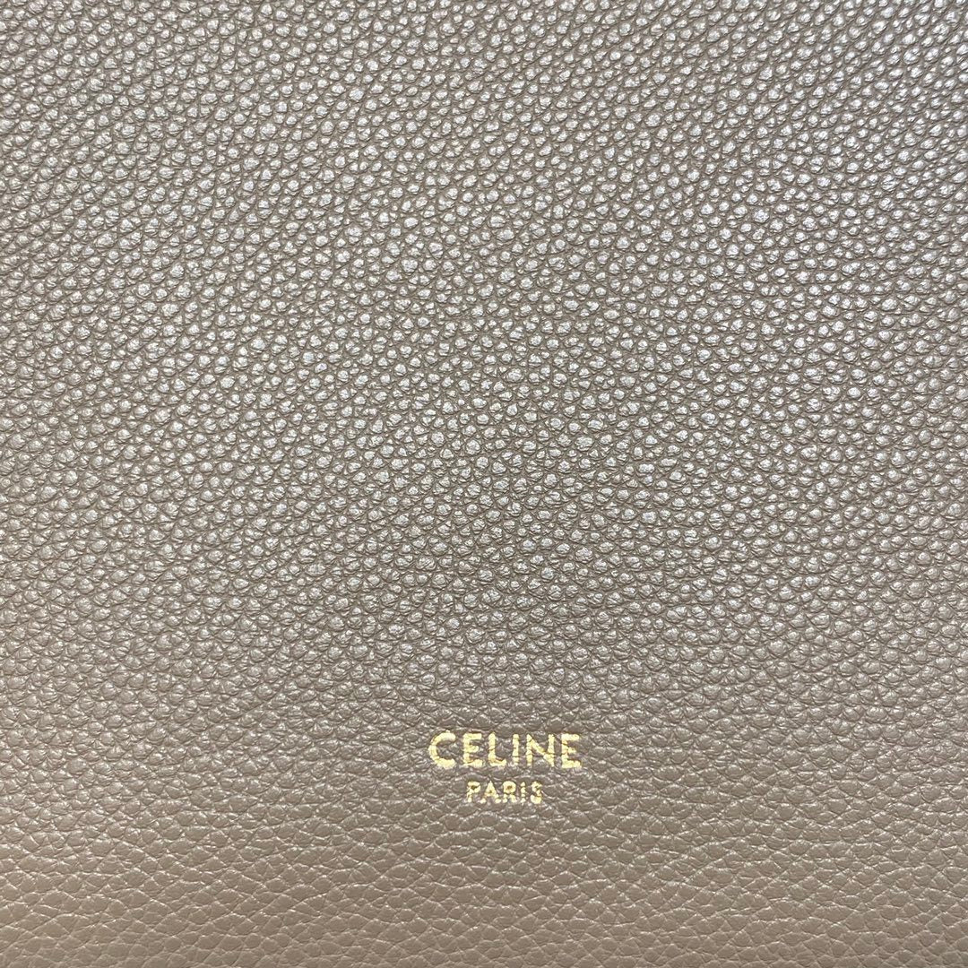 CELINE Soft Grained Leather Bucket Bag Small
