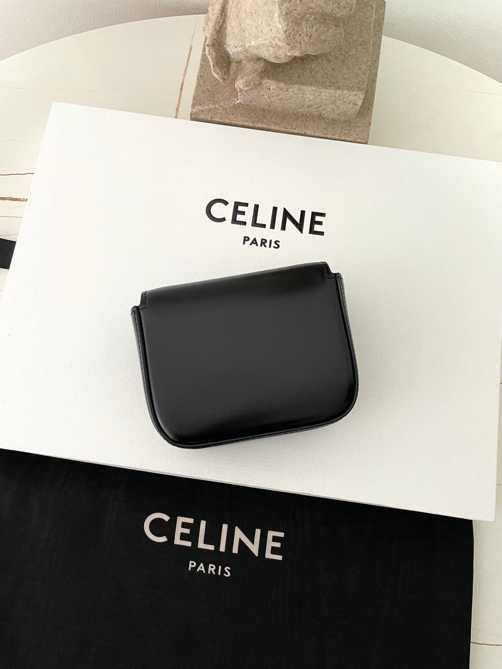 CELINE Mini Triomphe Charm Bag