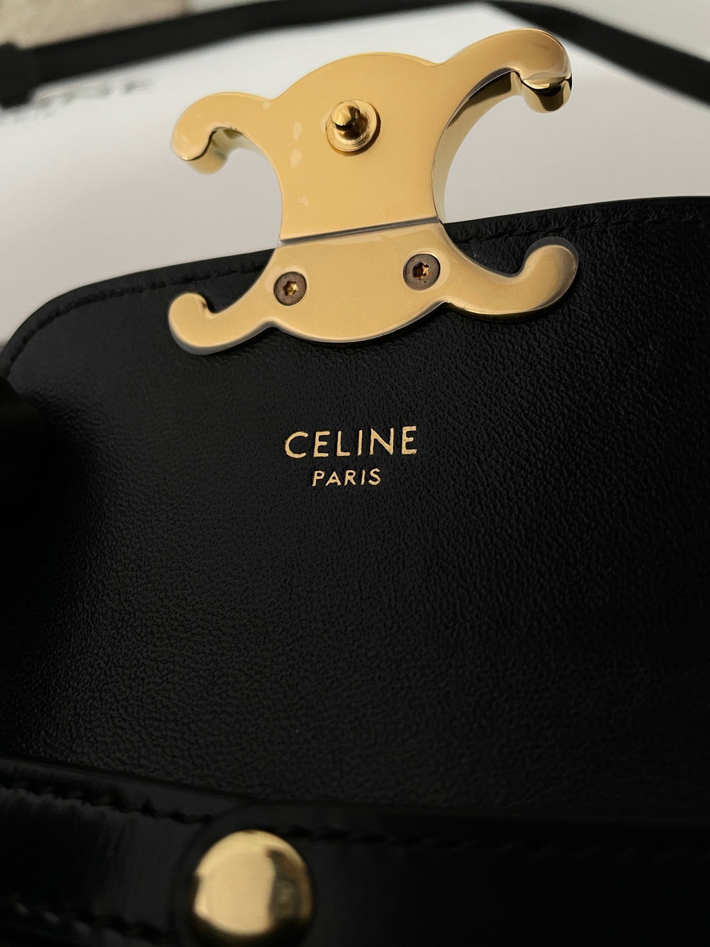 CELINE Mini Triomphe Charm Bag