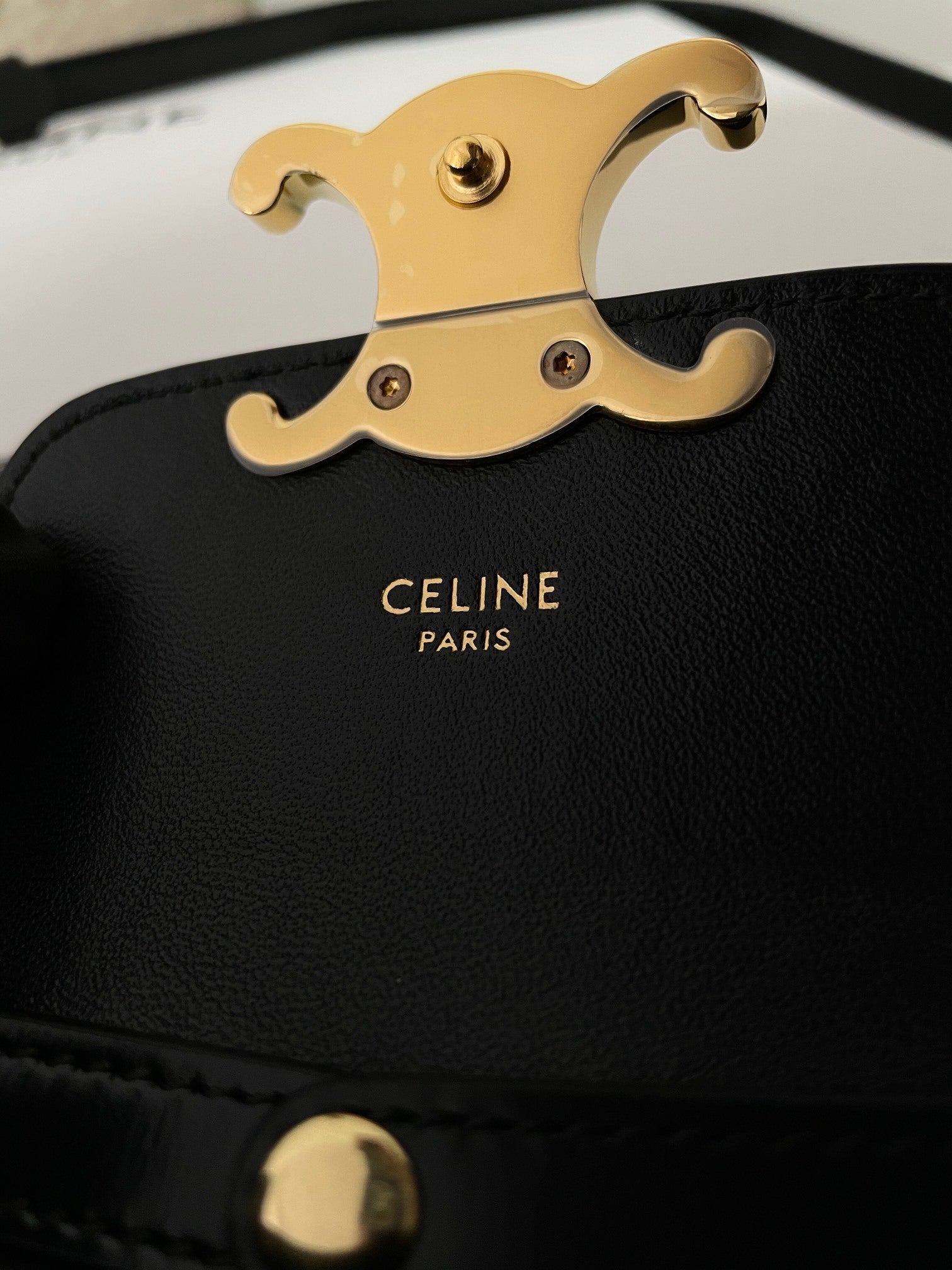 CELINE Mini Triomphe Charm Bag