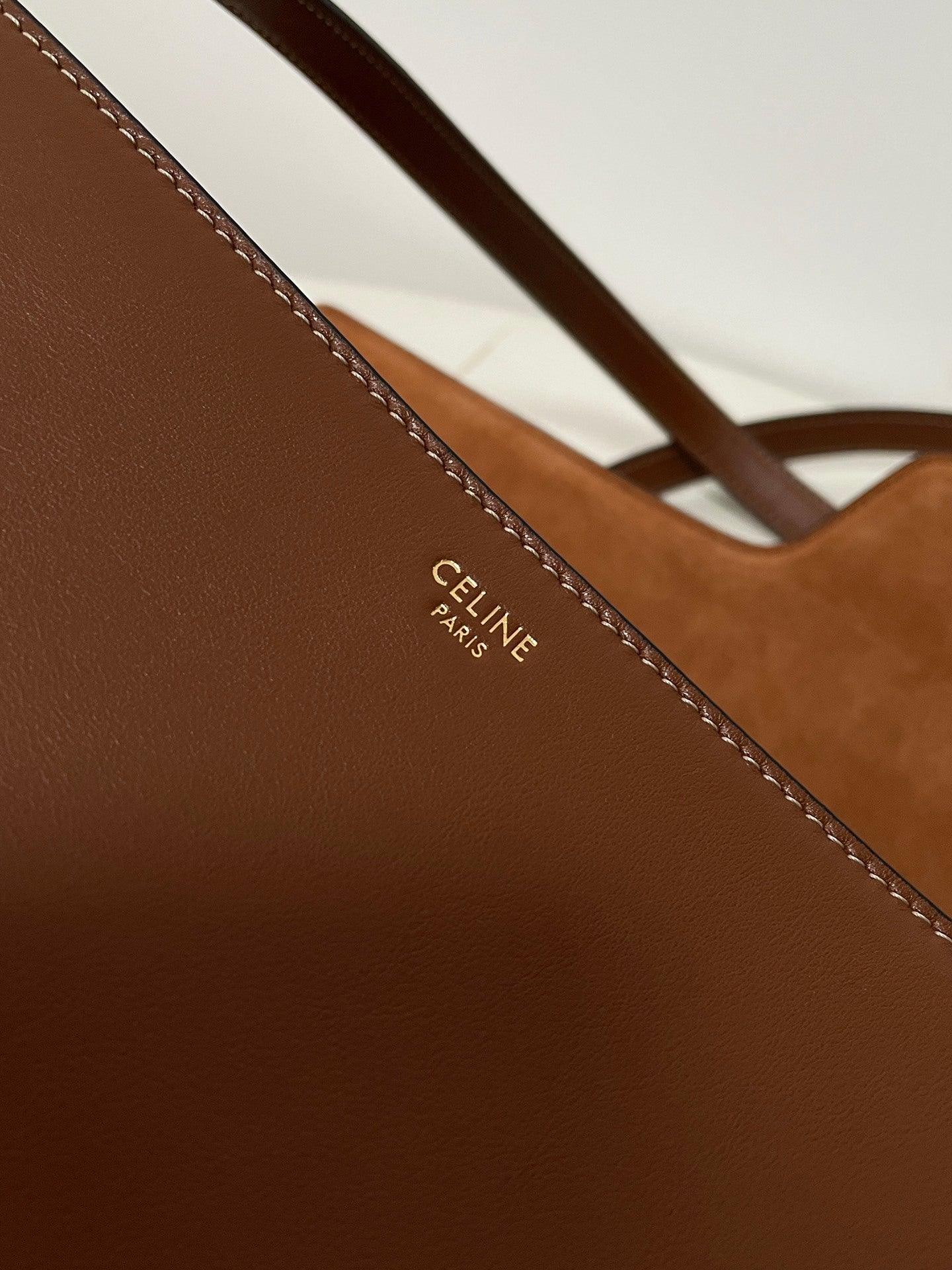CELINE Soft Leather Tote Large