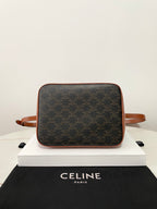 CELINE Triomphe Canvas Bucket Bag Medium