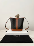 CELINE Triomphe Canvas Bucket Bag Small