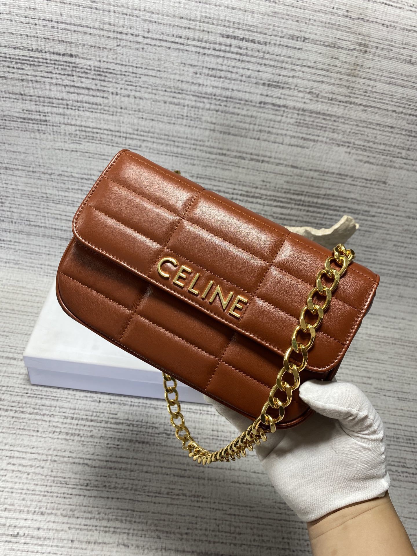 CELINE Matelassé Monochrome Bag