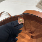 CELINE Cuir Triomphe Bucket Bag