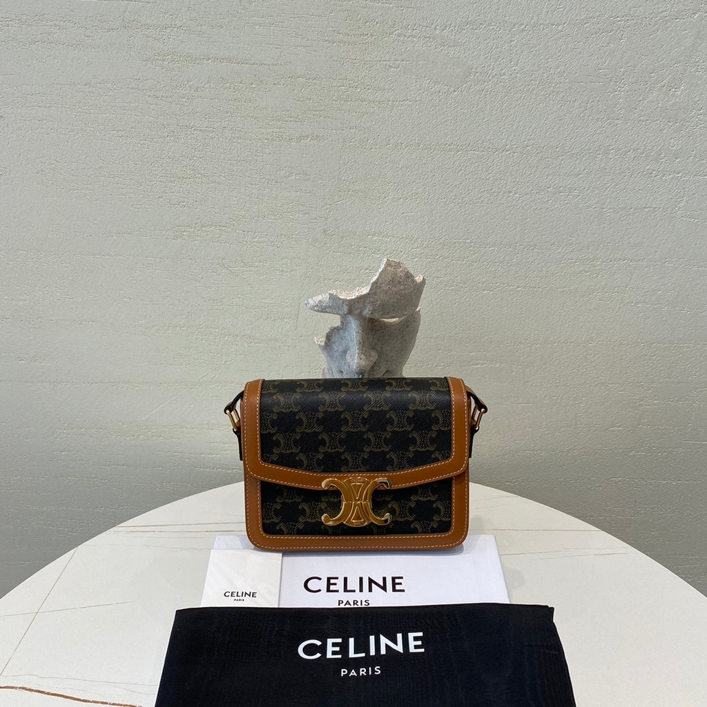CELINE Triomphe Canvas Small Bag