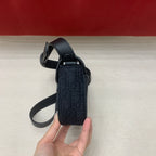 CHRISTIAN DIOR Saddle Clutch with Strap