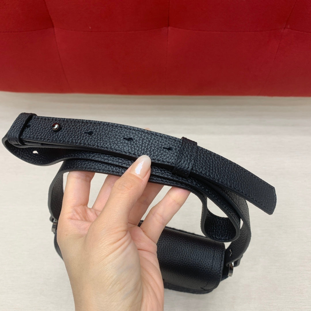 CHRISTIAN DIOR Saddle Clutch with Strap