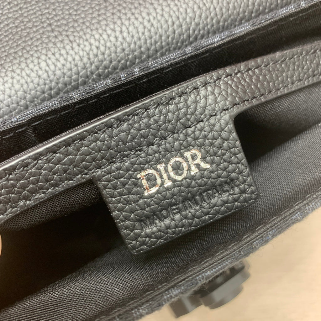 CHRISTIAN DIOR Saddle Clutch with Strap