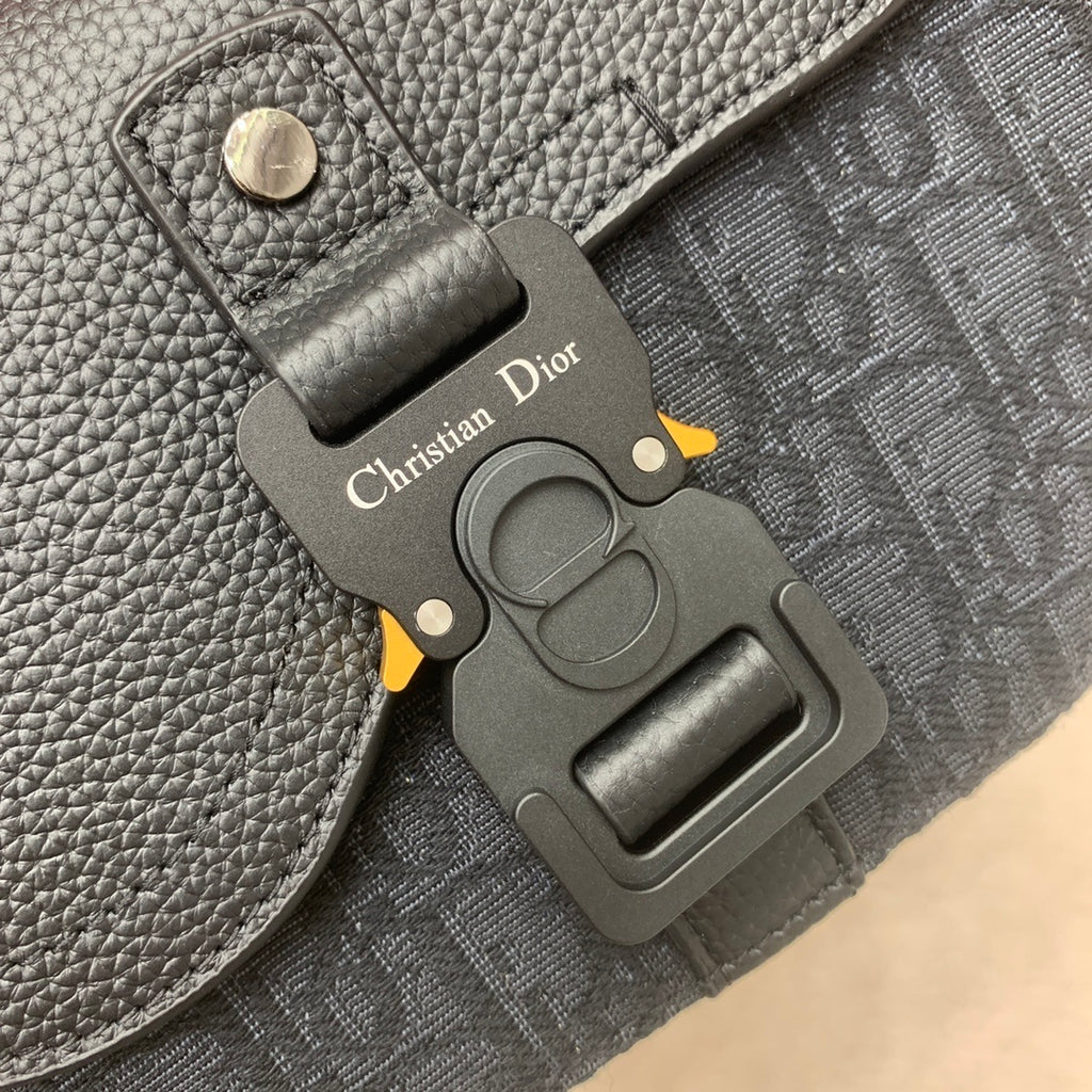 CHRISTIAN DIOR Saddle Clutch with Strap