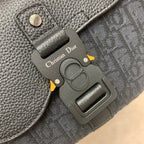 CHRISTIAN DIOR Saddle Clutch with Strap