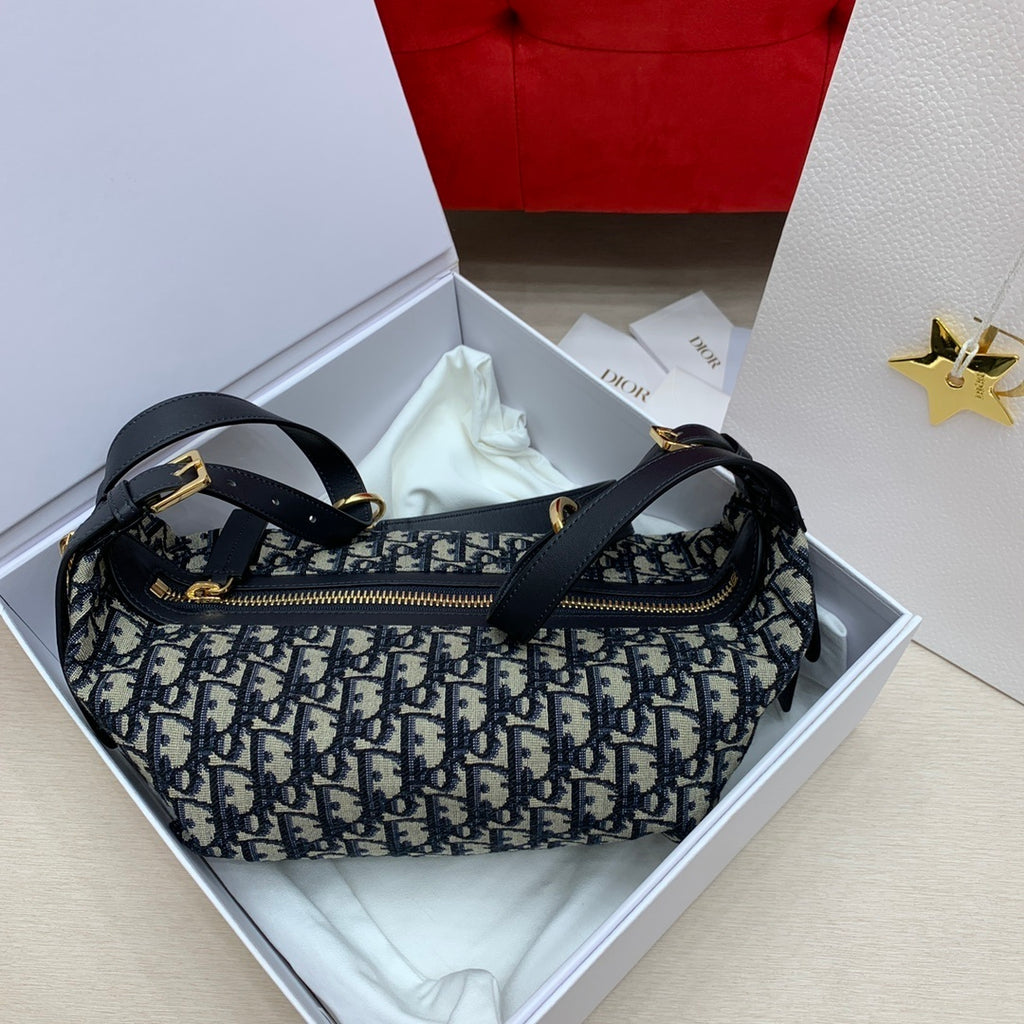 CHRISTIAN DIOR D-Journey Hobo Bag Small