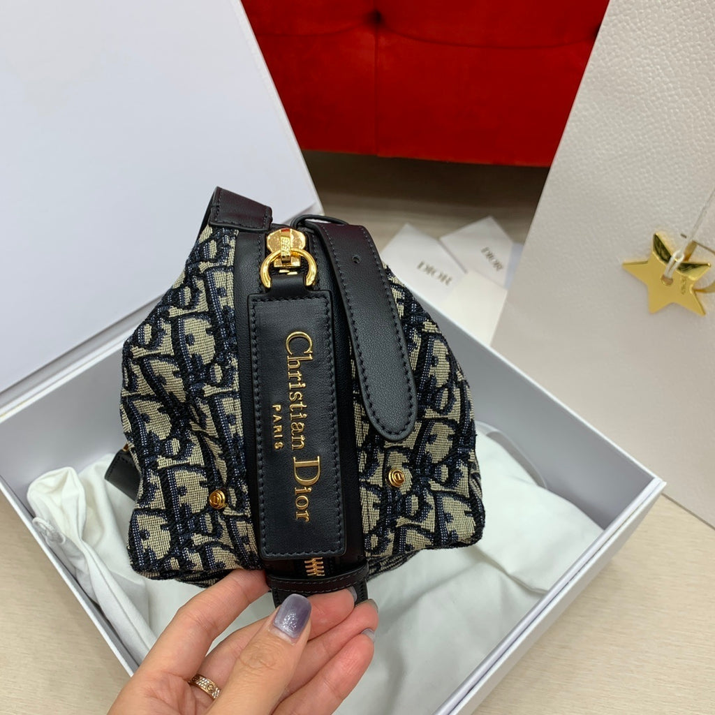 CHRISTIAN DIOR D-Journey Hobo Bag Small