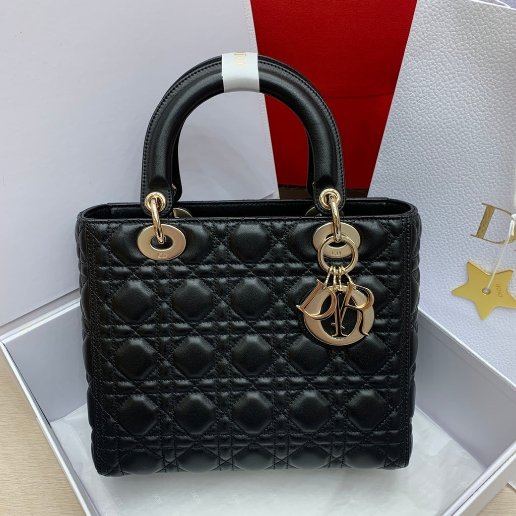 CHRISTIAN DIOR Flap Bag Five-Panel Cannage