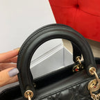 CHRISTIAN DIOR Flap Bag Five-Panel Cannage