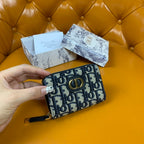CHRISTIAN DIOR Oblique Zip Coin Pouch