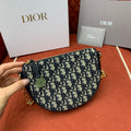 CHRISTIAN DIOR Star Callisto Half-Moon Shoulder Bag