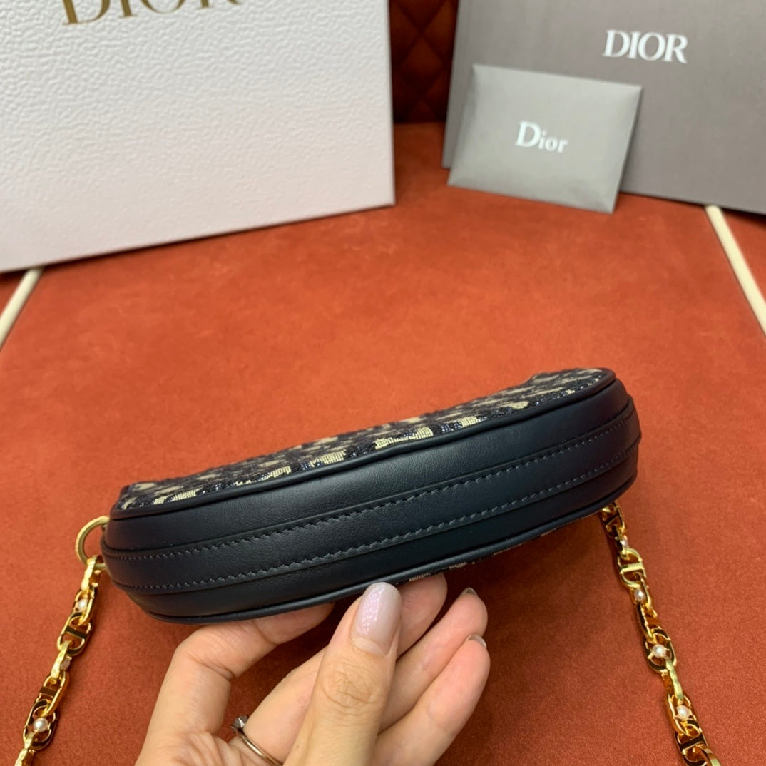 CHRISTIAN DIOR Star Callisto Half-Moon Shoulder Bag