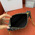 CHRISTIAN DIOR Star Callisto Half-Moon Shoulder Bag