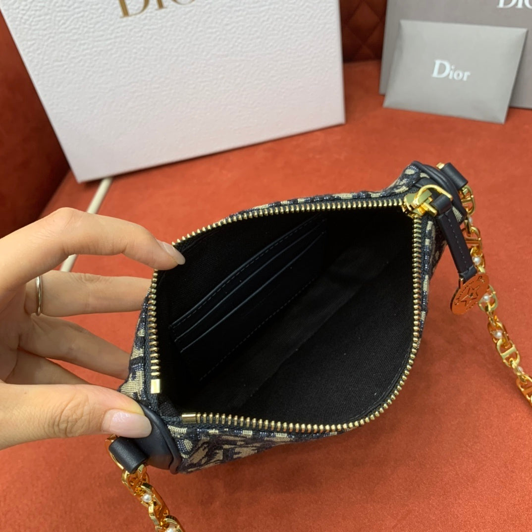 CHRISTIAN DIOR Star Callisto Half-Moon Shoulder Bag