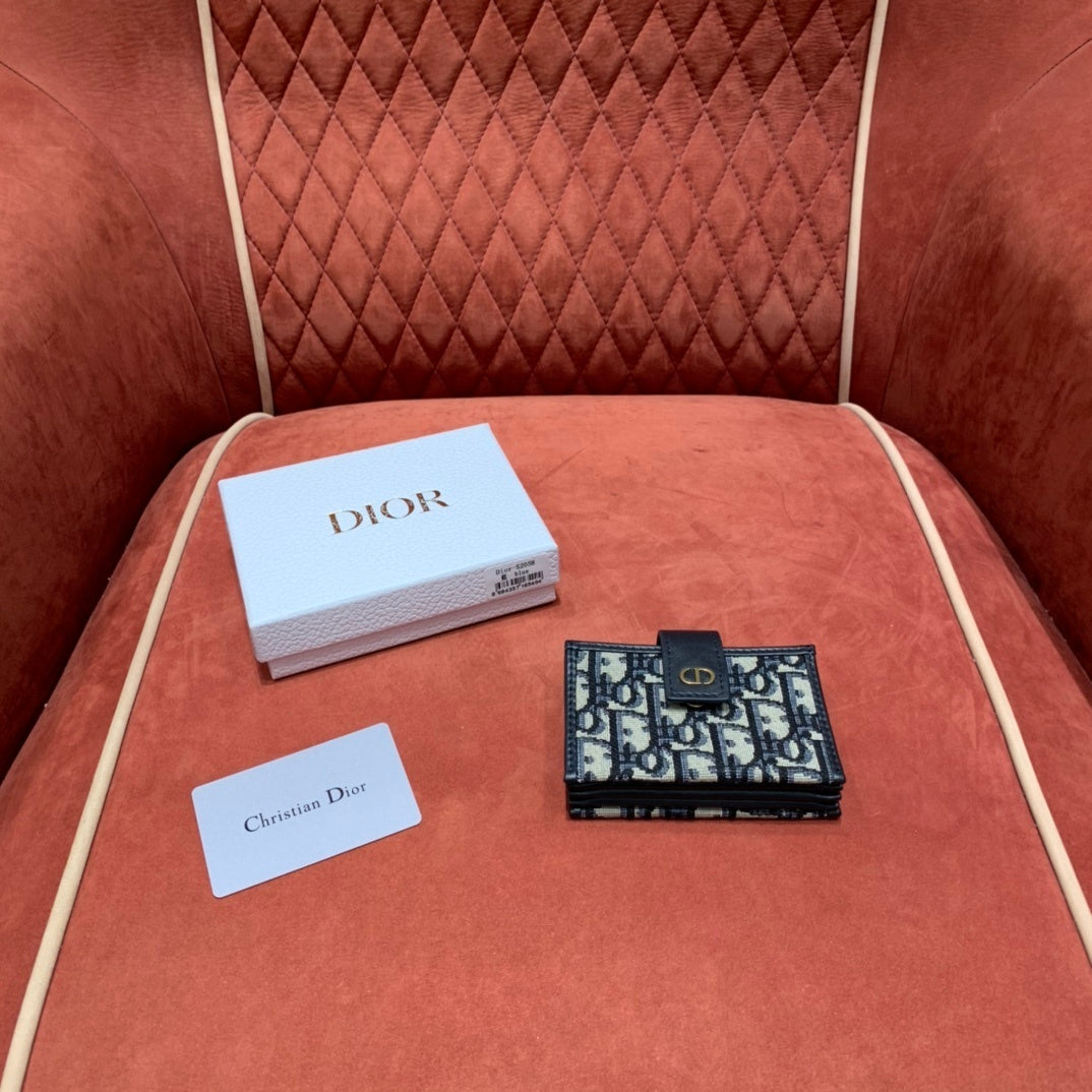 CHRISTIAN DIOR Oblique Accordion Card Holder