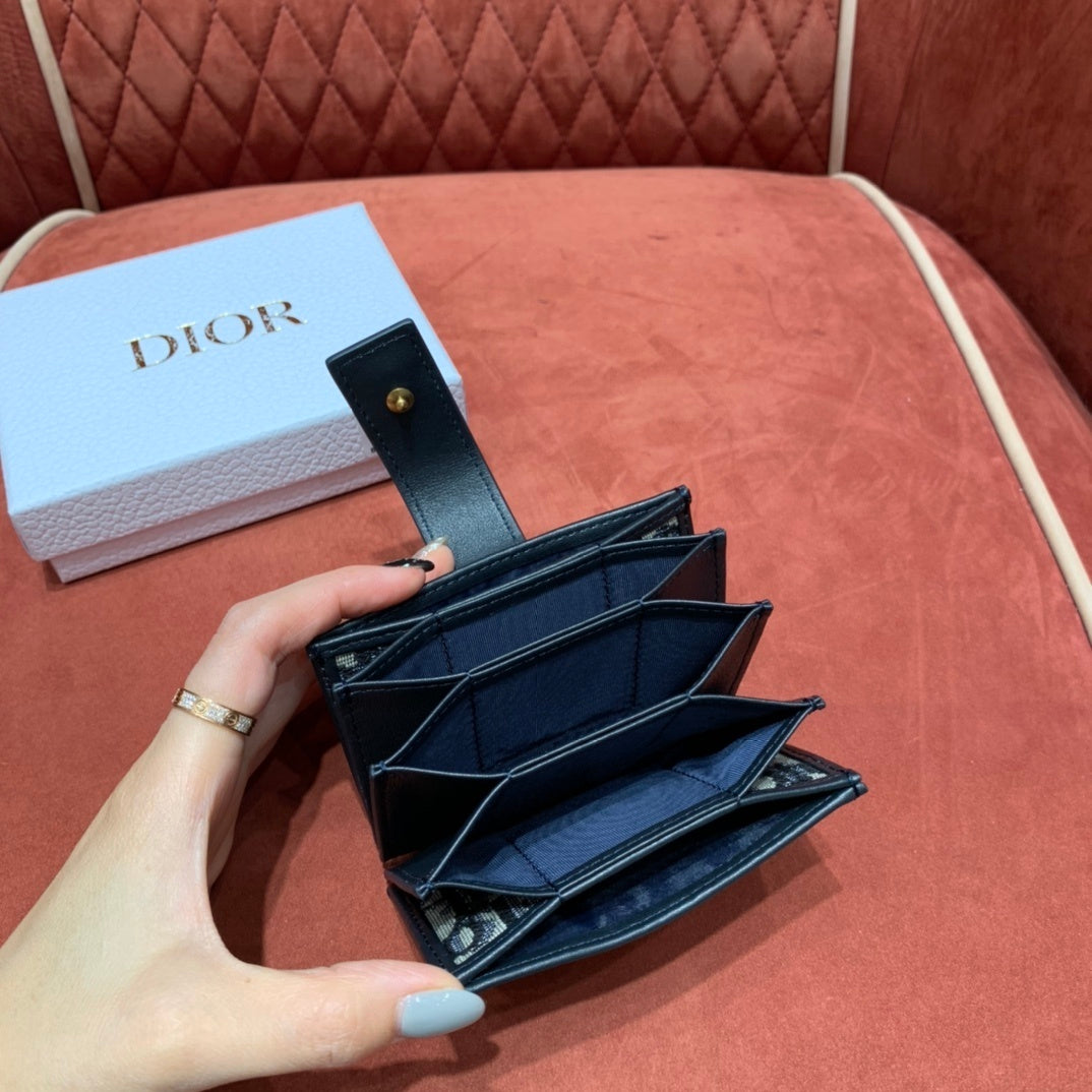 CHRISTIAN DIOR Oblique Accordion Card Holder