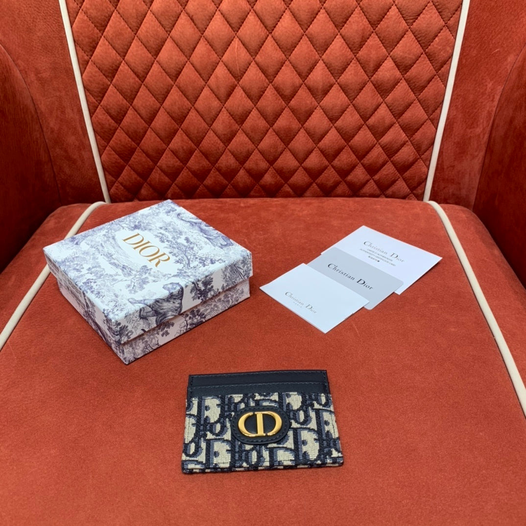 CHRISTIAN DIOR 30 Montaigne Five-Slot Card Holder