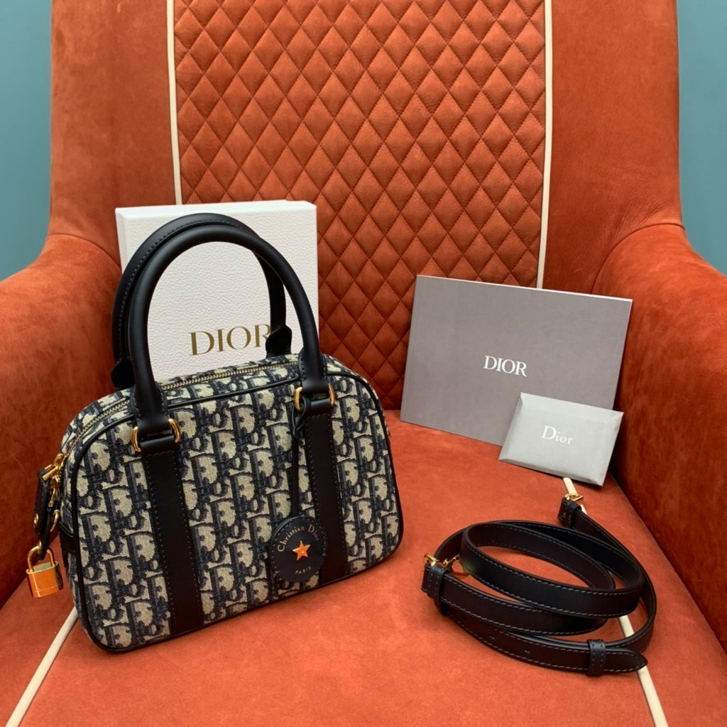 CHRISTIAN DIOR Vibe Bowling Bag Small