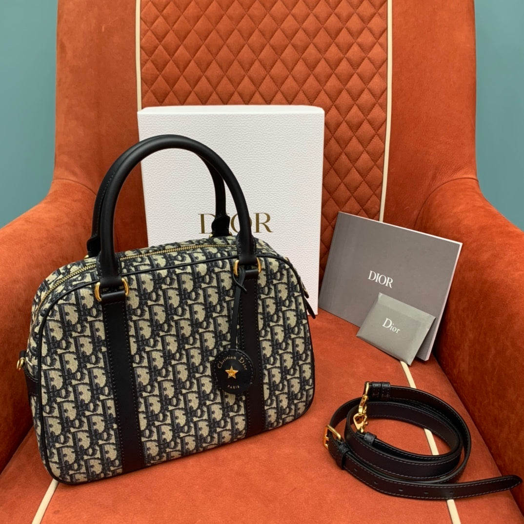 CHRISTIAN DIOR Vibe Bowling Bag Large