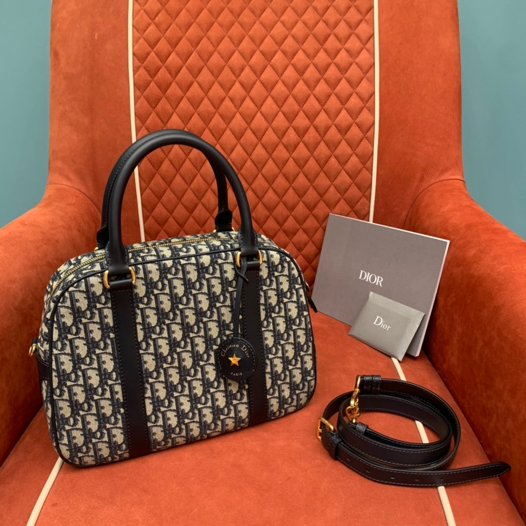 CHRISTIAN DIOR Vibe Bowling Bag Large