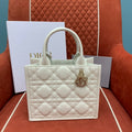 Christian Dior Leather Tote Bag