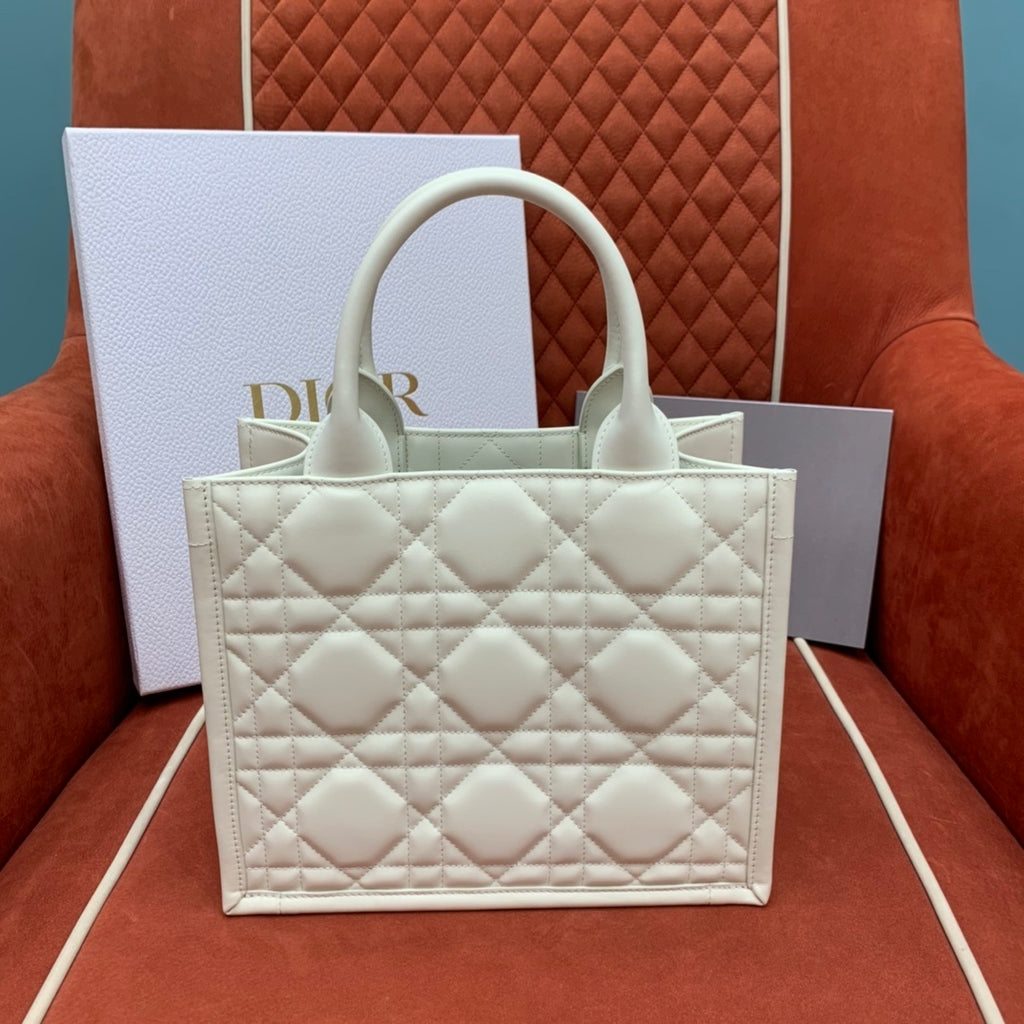 Christian Dior Leather Tote Bag