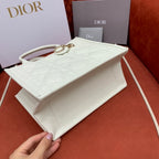 Christian Dior Leather Tote Bag