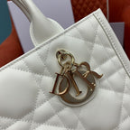 Christian Dior Leather Tote Bag