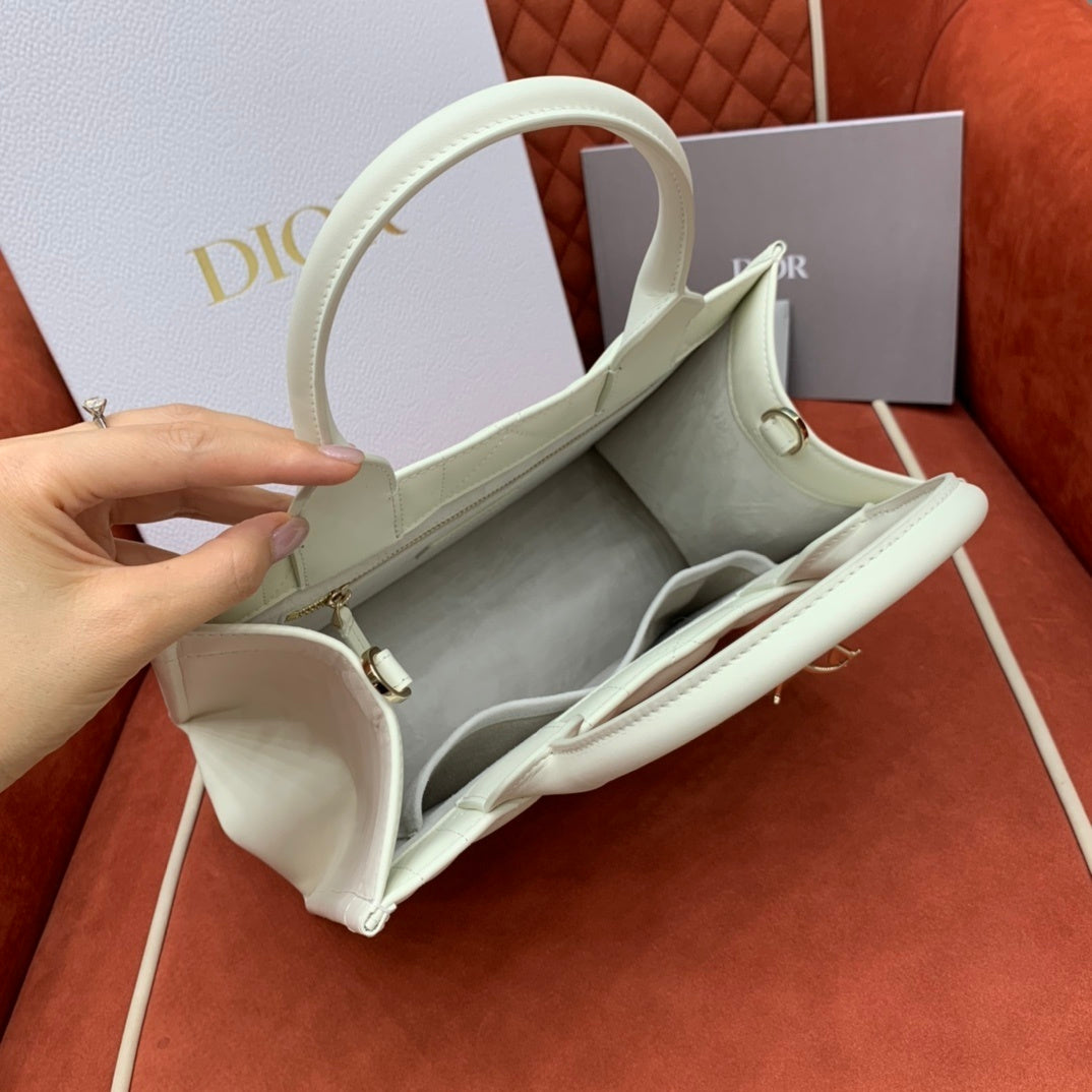 Christian Dior Leather Tote Bag